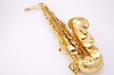 Brass Instrument Cadeson A-600GL Gold Lacquer Alto Saxophone Eb Sax Western Instruments Saxofone For Students With Mouthpiece