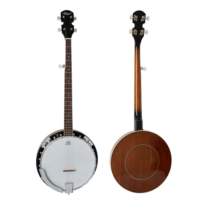 free shipping mahogany resonator cover 5 string and 6 string banjo banjitar