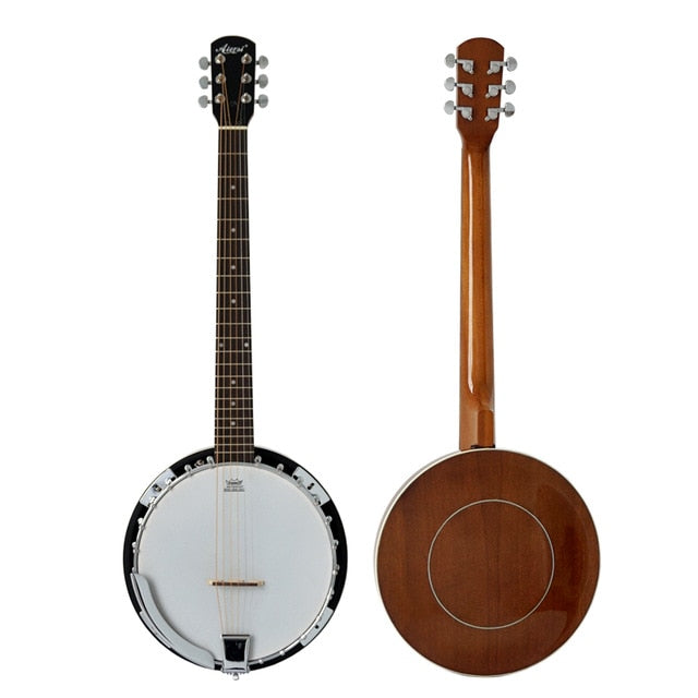 free shipping mahogany resonator cover 5 string and 6 string banjo banjitar