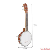 IRIN Nylon 4 Strings Concert Banjo Uke Ukulele Bass Guitar Guitarra For Musical Stringed Instruments Lover Gift