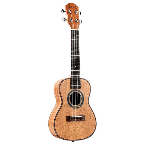 Yael Concert Ukulele 4 Strings Mahogany Guitar 23 Inch Soprano Ukulele Beginner Rosewood Fretboard Bridge For Musical Stringed