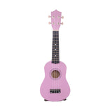 White Mini 21 inches Soprano Ukulele 12 Frets Instrument Wood Hawaiian Style Guitar 4 Strings Hawaii Guitar for Beginner