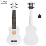 21 Inch Colorful Acoustic Ukulele 4 Strings Hawaiian Guitar Guitarra Instrument for Kids Beginner or Basic players