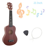 21 Inch Colorful Acoustic Ukulele 4 Strings Hawaiian Guitar Guitarra Instrument for Kids Beginner or Basic players