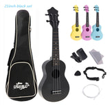 21 Inch Colorful Acoustic Ukulele 4 Strings Hawaiian Guitar Guitarra Instrument for Kids Beginner or Basic players