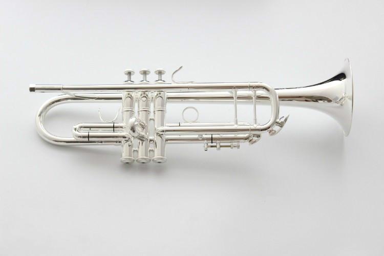 Brass Bb Trumpet High Quality Silver Plated Professional Musical Instruments With Case Accessories