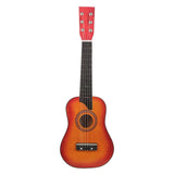 Guitar Mini 25 Inch Basswood Acoustic 12 Frets 6 Strings Guitar with Pick &Strings For Children Beginner Musical Instrument Toy