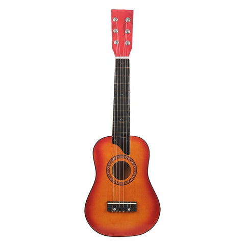 Guitar Mini 25 Inch Basswood Acoustic 12 Frets 6 Strings Guitar with Pick &Strings For Children Beginner Musical Instrument Toy