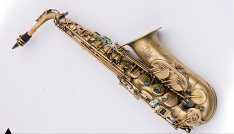 Neptune Brand Sand Gold Alto Saxophone Eb Sax Wind Brass Instrument Western Antique Copper Saxofone