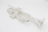 High Senior Trumpet LT 180S-90 Silver Plated Professional Bb Trumpet Music Instruments with Leather Case