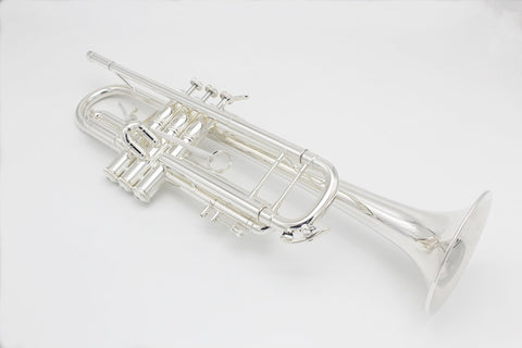 High Senior Trumpet LT 180S-90 Silver Plated Professional Bb Trumpet Music Instruments with Leather Case