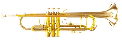 Bb Trumpet musical Instruments Cupronickel Bell Brass Trumpets mothpiece Carry Case included