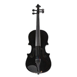 Handmade 1/8 Size Acoustic Violin Gloss 4 Color Fiddle with Case Bow Rosin Musical Instrument For Beginner Music Lover Gift