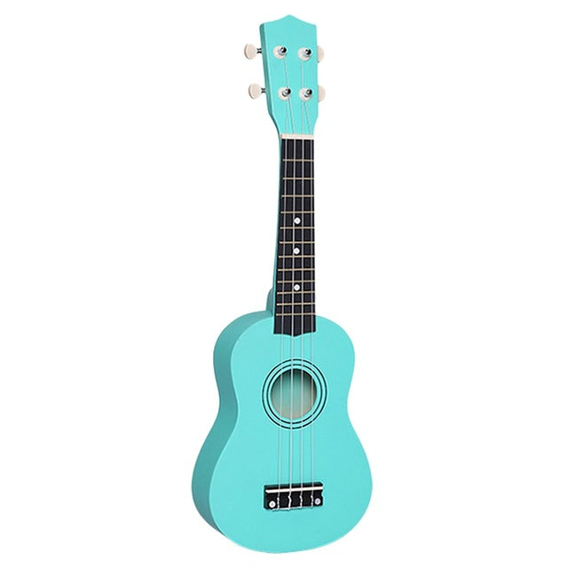 21 Inch Small Acoustic Soprano Ukulele Colorful Basswood Ukulele For Novice Guitar Learner Green Cheap Uku                    #5