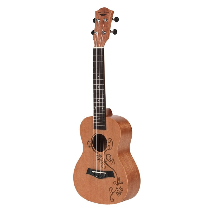 Concert Ukulele 23 Inch Uku 4 Strings Guitar Mahogany Neck For Kids Adults