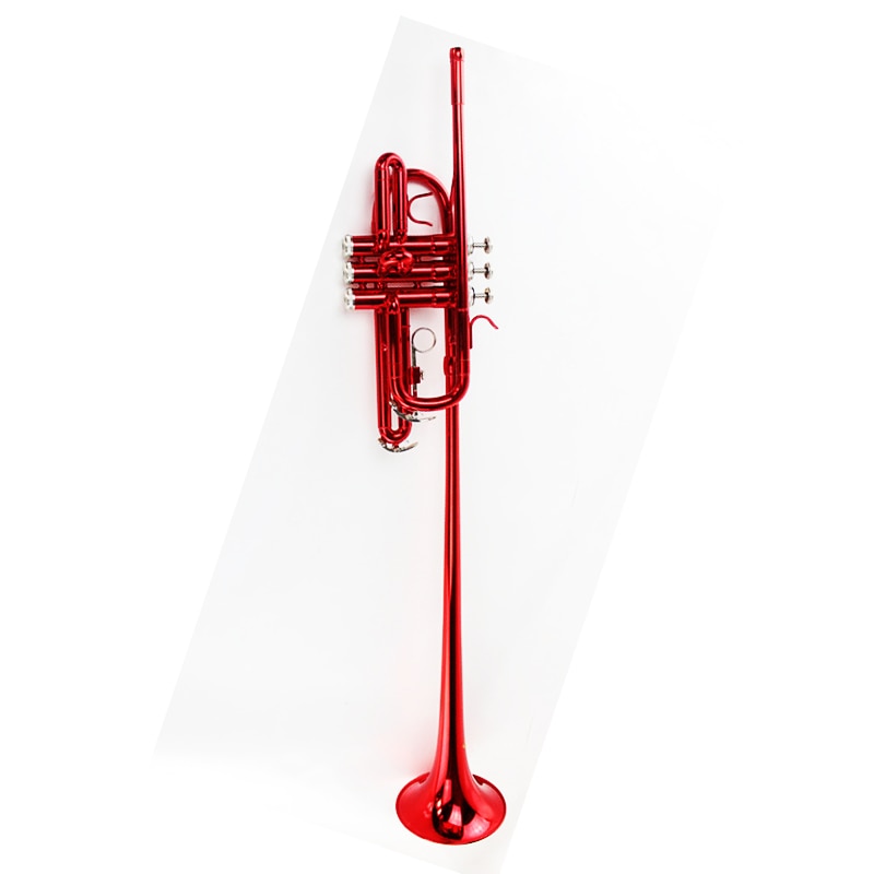 Bb Trumpet Musical Instrument Ceremony Trumpet Wind Instrument Surface Red Musical Instruments Brass BS06