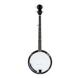 Top Grade Exquisite Professional Wood Metal 5-string Banjo White  Wood Color solid metal wood beginners Musical instrument