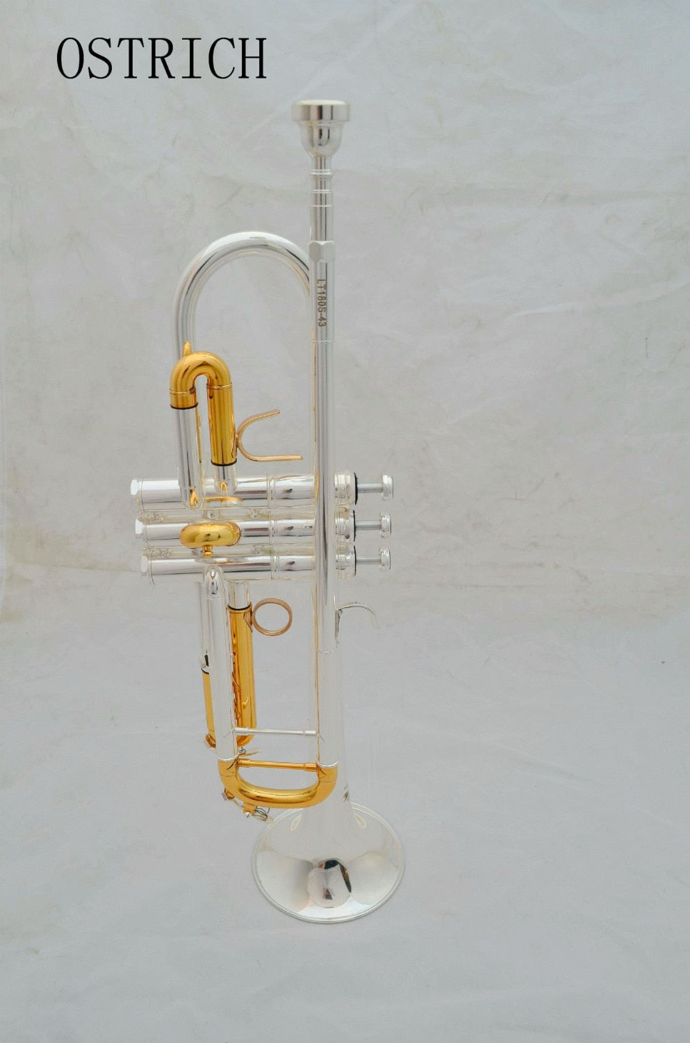 New Ostrich Student Bb professional trumpet nice phosphor bronze body, Music Stand and Cleaning Kit