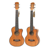 Tenor Acoustic 26 Inch Ukulele 4 Strings Guitar Travel Wood Mahogany Music Instrument