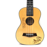 Afanti  Music 23 inch small Guitar / Picea Asperata / 23 inch Ukulele (DGA-123)