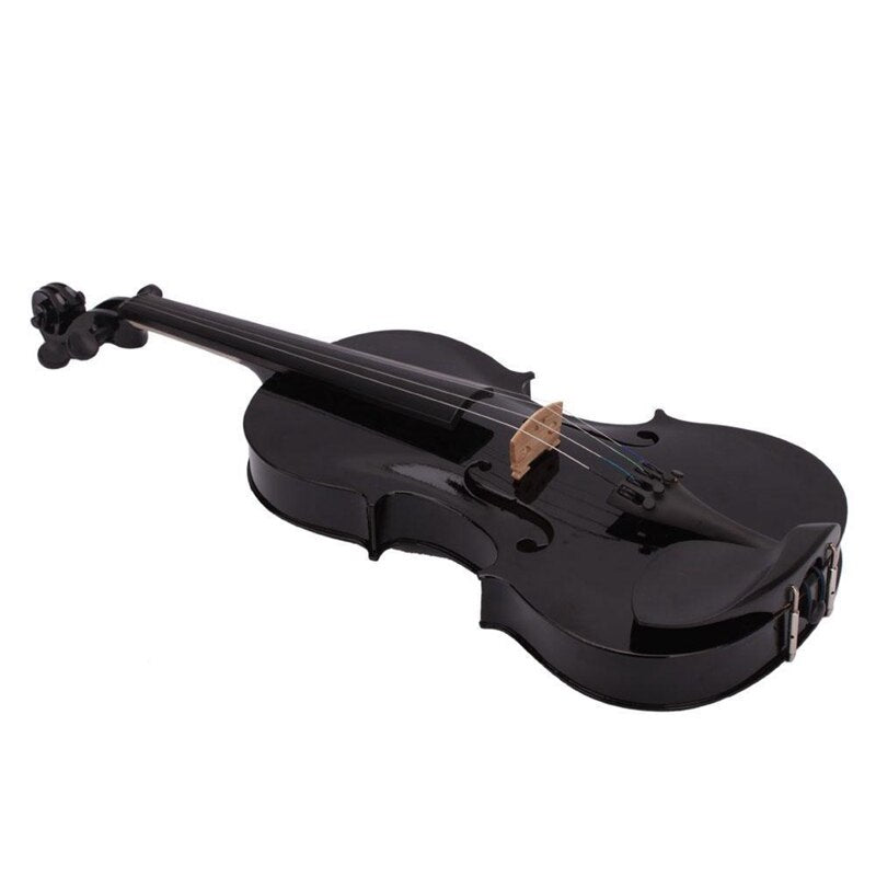 4/4 Full Size Acoustic Violin Fiddle Black with Case Bow Rosin                                                                #5