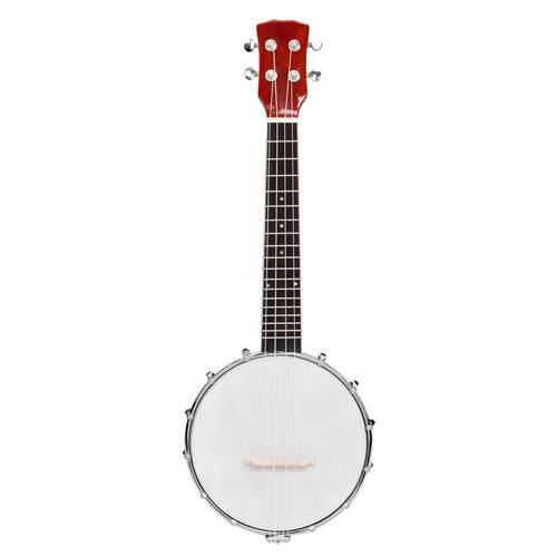 Exquisite Professional 4 string Banjo Set Wood Color Sapele Red ragtime bluegrass music traditional jazz gift Musical instrument