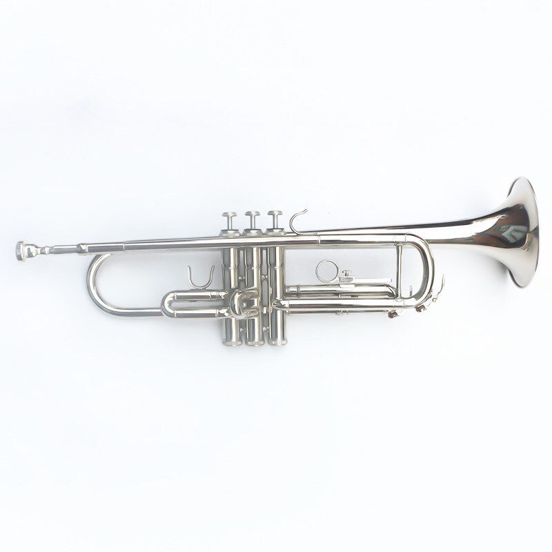 B Flat Small/ Cavalry Trumpet /Plated Nickel Silver Small Musical Instrument Road Small Band Beginner Playing