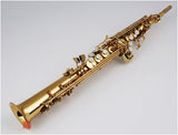 Germany Keilwerth ST90 Soprano Straight Tube Saxophone Brass Gold Lacquer B Tune Sax With Mouthpiece Professional Instrument