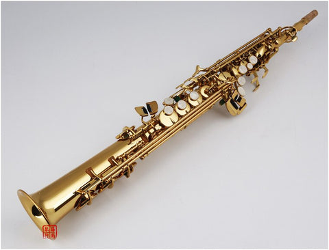 Germany Keilwerth ST90 Soprano Straight Tube Saxophone Brass Gold Lacquer B Tune Sax With Mouthpiece Professional Instrument