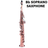 Professional play H68 phosphor bronze copper Bb Saxphone falling tune B bakelite mouthpiece sax straight saxophone in Bb Sach
